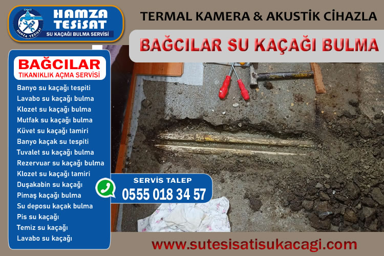 Bağcılar Su Kaçağı Bulma