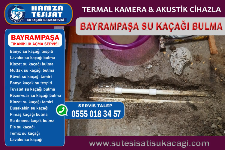 Bayrampaşa Su Kaçağı Bulma